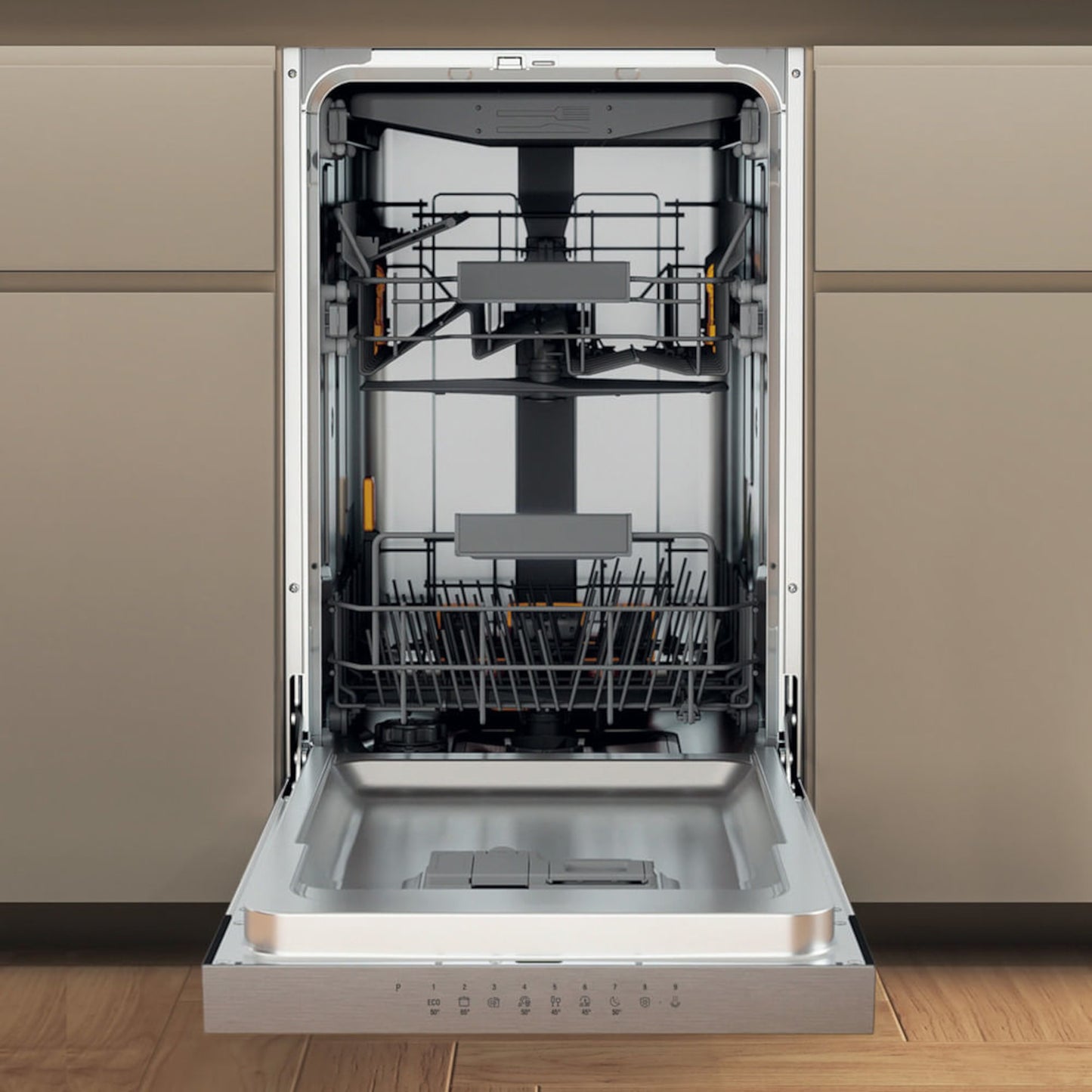 BAUKNECHT BK6PC11BS7A0 Geschirrspüler / EEK: C / 11 MG / Teilintegriert / 45 cm - LED-TV-SHOP