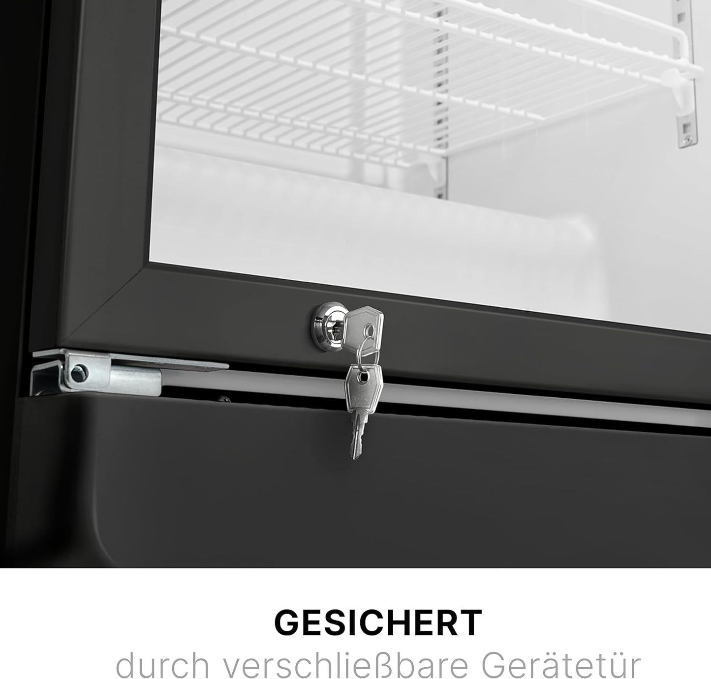 BOMANN KSG 7351 Schwarz Glastür-Kühlschrank / 347 Liter / Für den gewerblichen Gebrauch