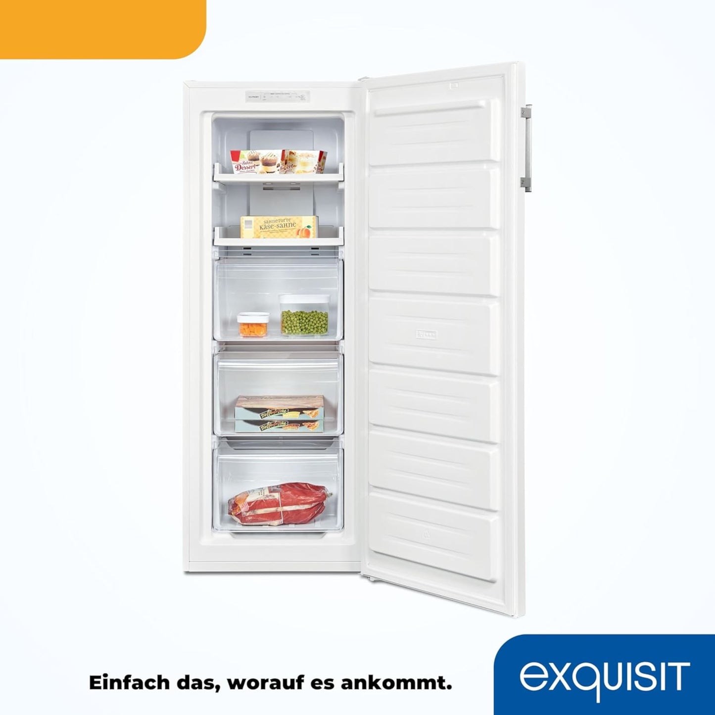 EXQUISIT GS231-NF-H-040D weiß Gefrierschrank / EEK: D / 161 Liter