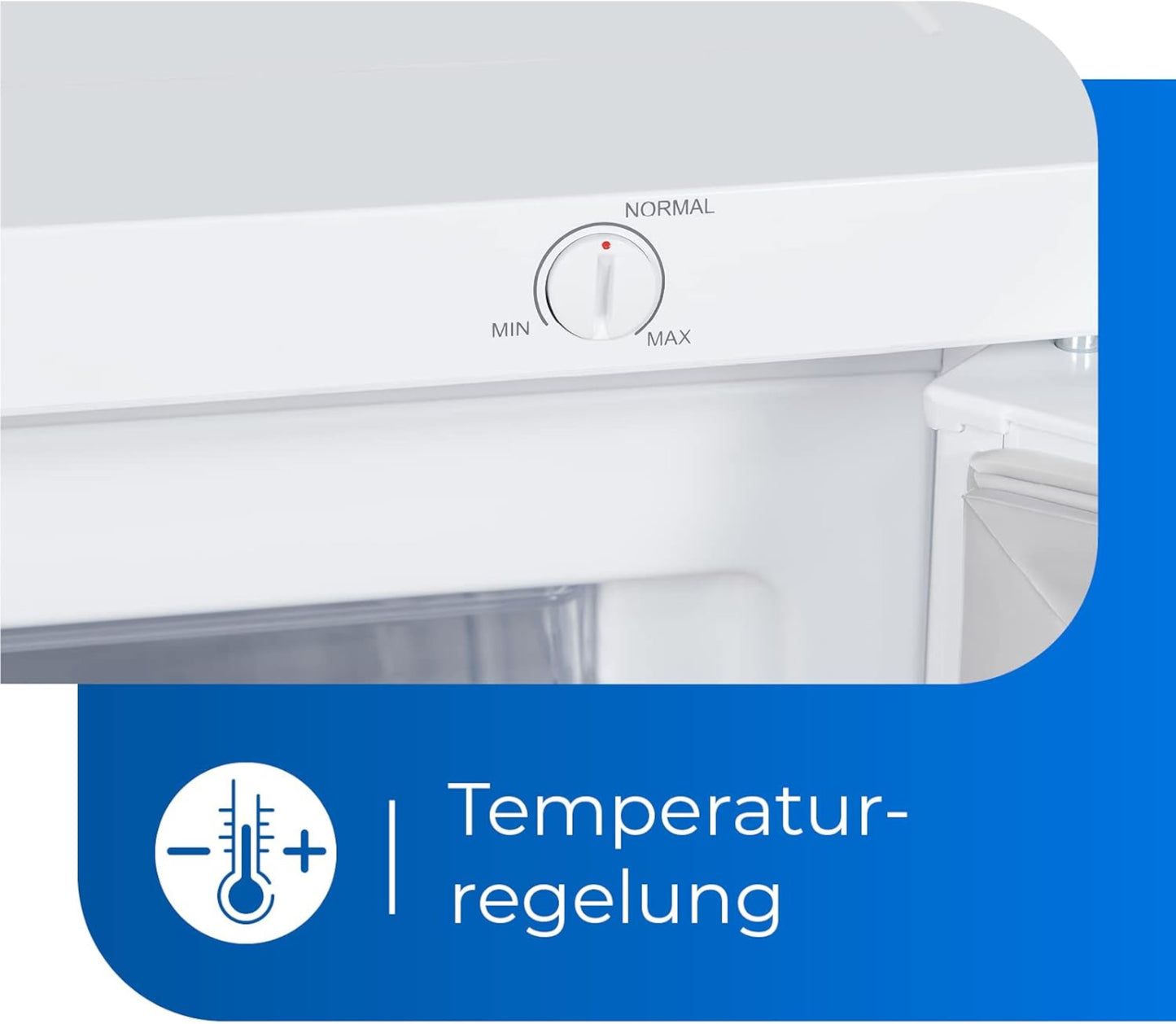 EXQUISIT GS81-H-010D weiß Gefrierschrank / EEK: D / 85 Liter - LED-TV-SHOP