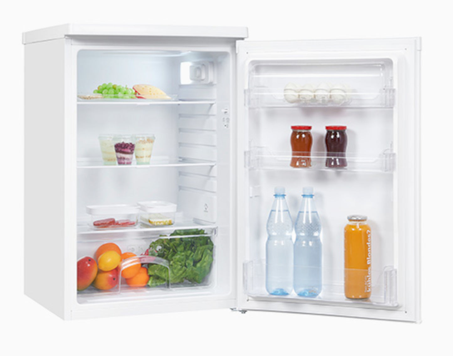 EXQUISIT KS16-V-040E weiss Vollraum-Kühlschrank / EEK: E / 127 Liter