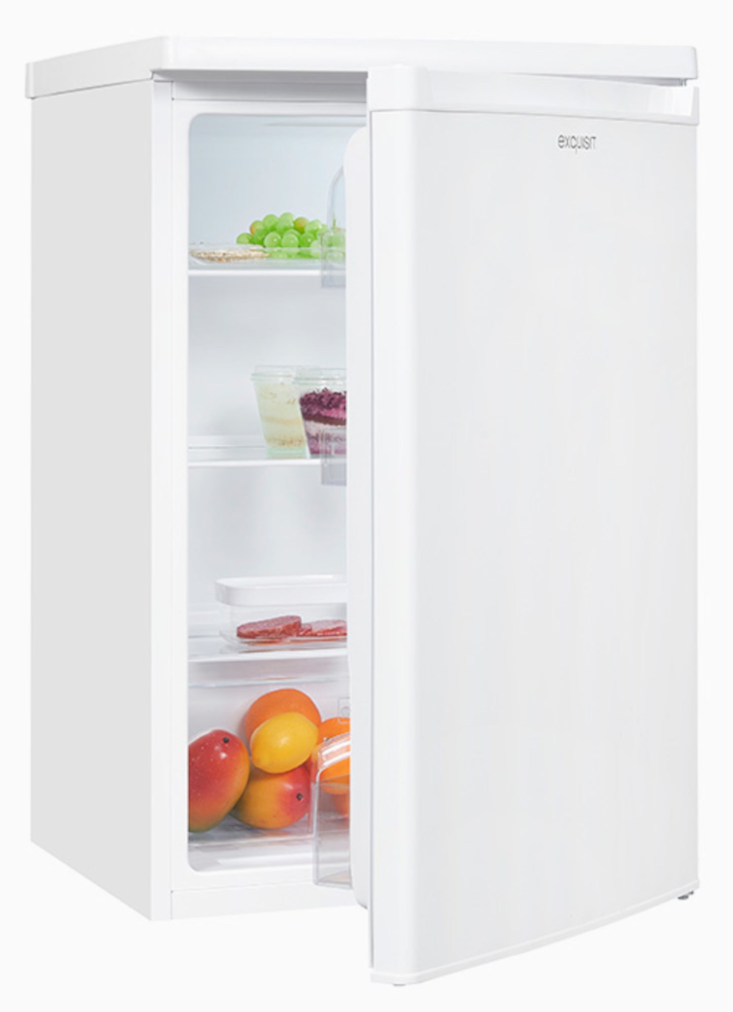 EXQUISIT KS16-V-040E weiss Vollraum-Kühlschrank / EEK: E / 127 Liter