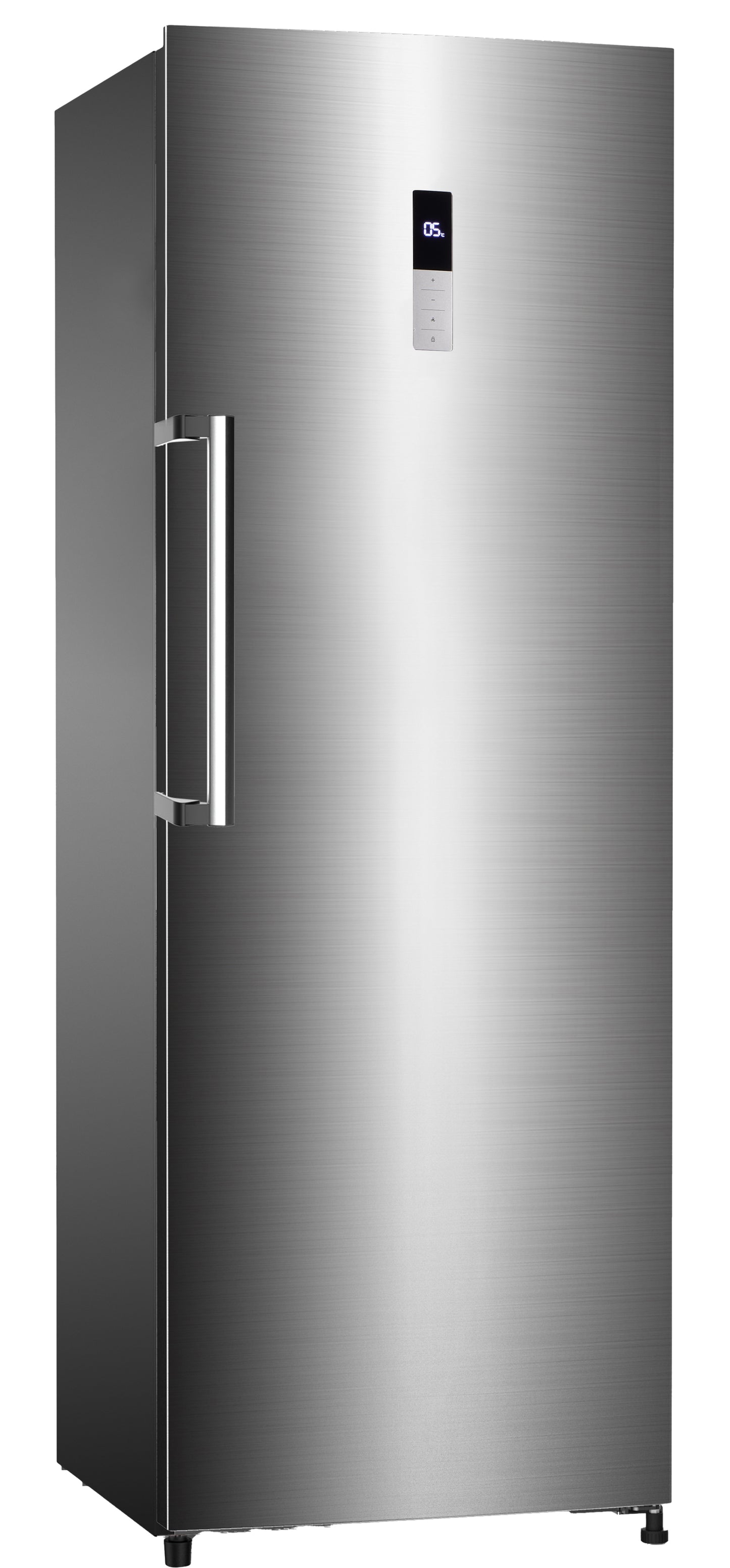 SCHOEPF KS373IX Vollraum-Kühlschrank 185 cm / EEK: E / Inox-Look / 373 Liter