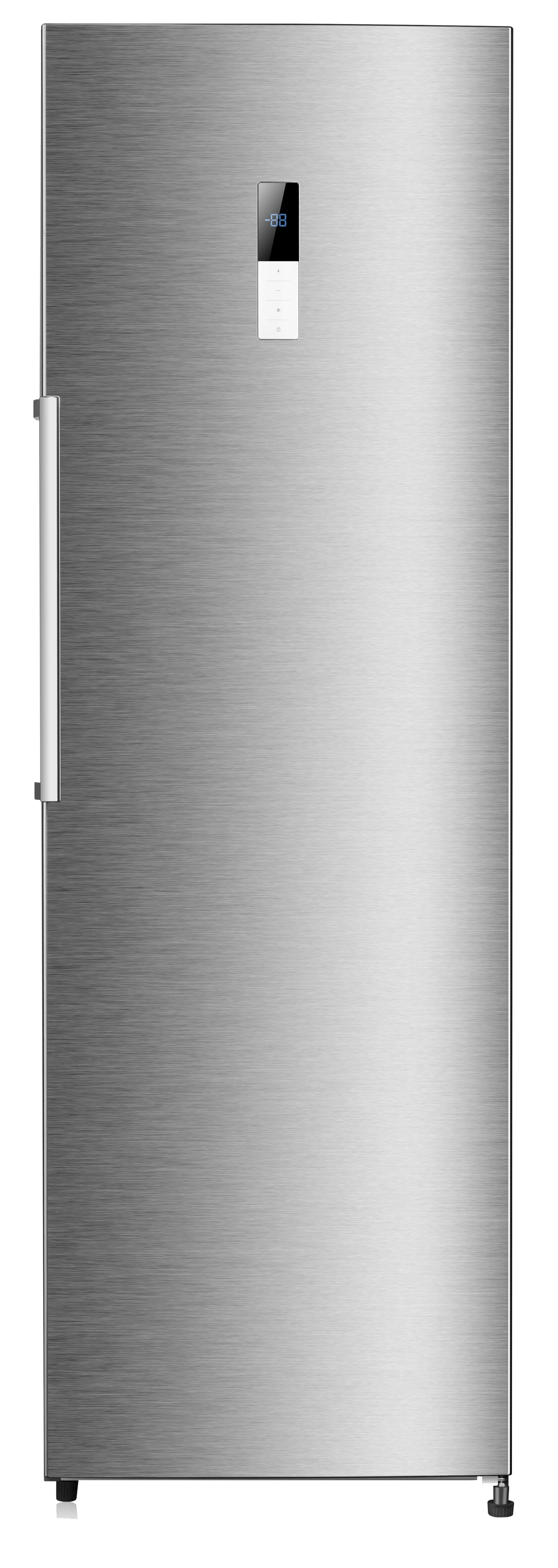 SCHOEPF KS373IX Vollraum-Kühlschrank 185 cm / EEK: E / Inox-Look / 373 Liter