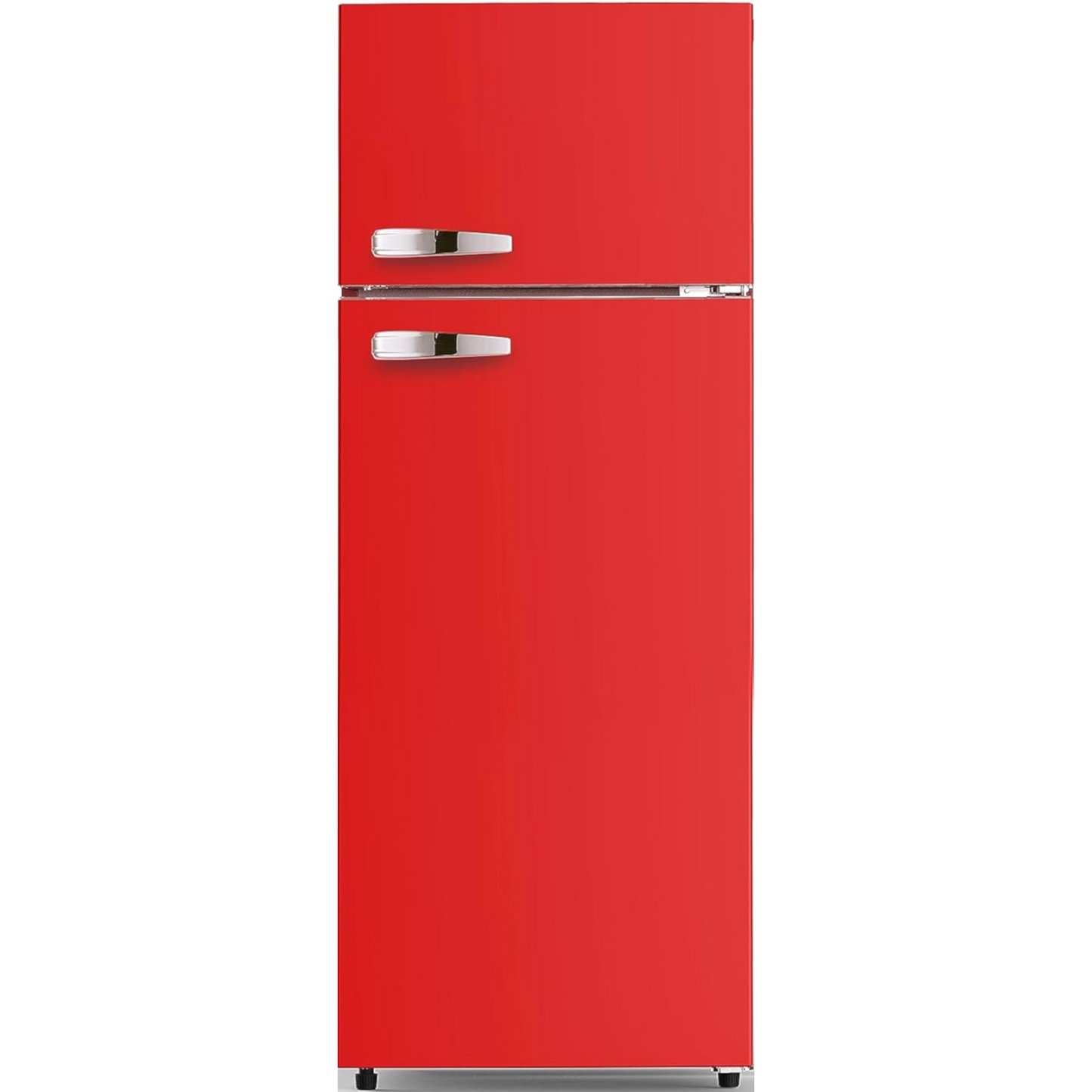 PKM GK210-2 FR Kühlschrank mit Gefrierfach / Rot / EEK: E / 206 Liter