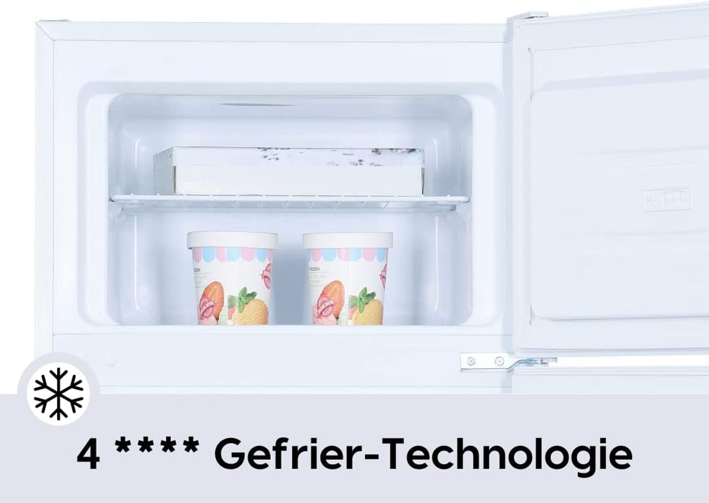 PKM GK212 W Kühlschrank mit Gefrierfach / Weiß / EEK: E / 206 Liter