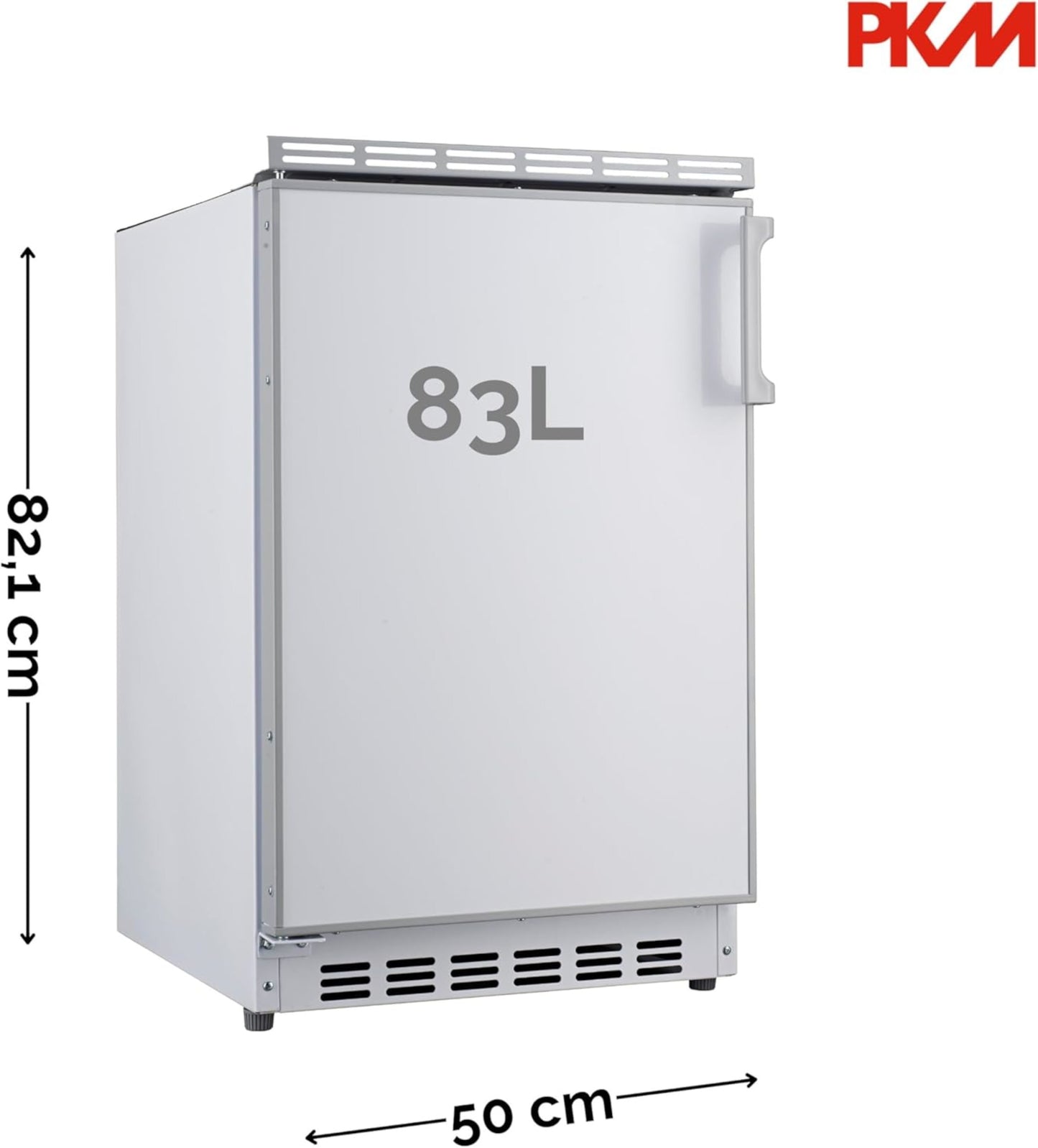 PKM KS82.3EUB Unterbau - Kühlschrank mit Gefrierfach / EEK: E / 83 Liter - LED-TV-SHOP