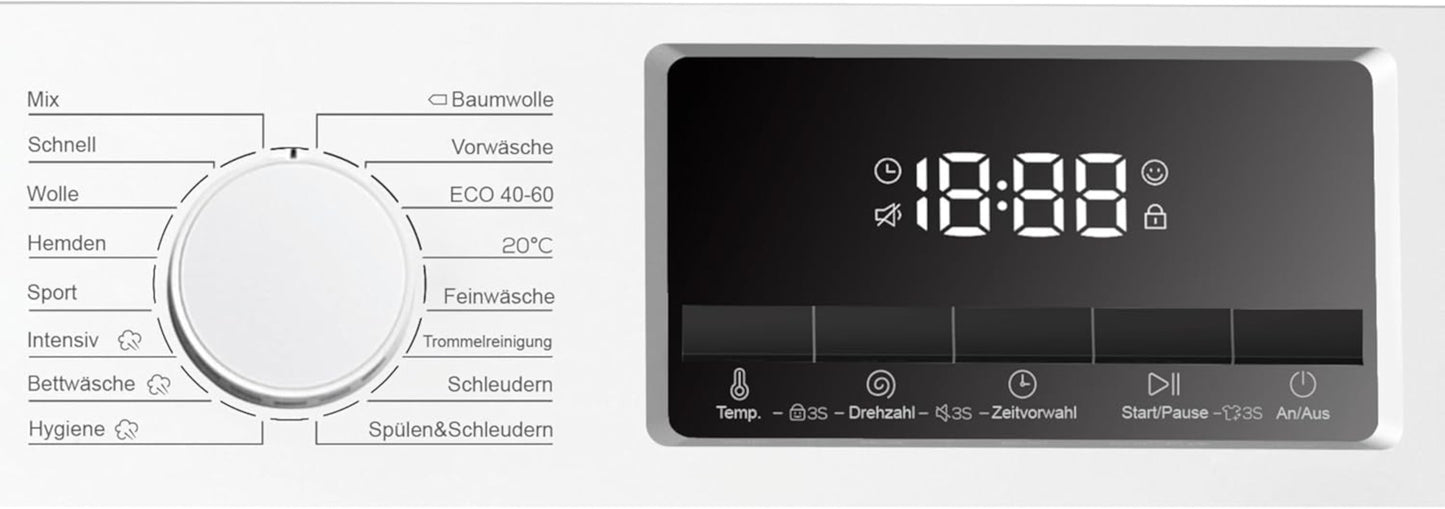 PKM WA12-ES1416DAI Waschmaschine / EEK: A / 1400 UpM / 12 kg - LED-TV-SHOP