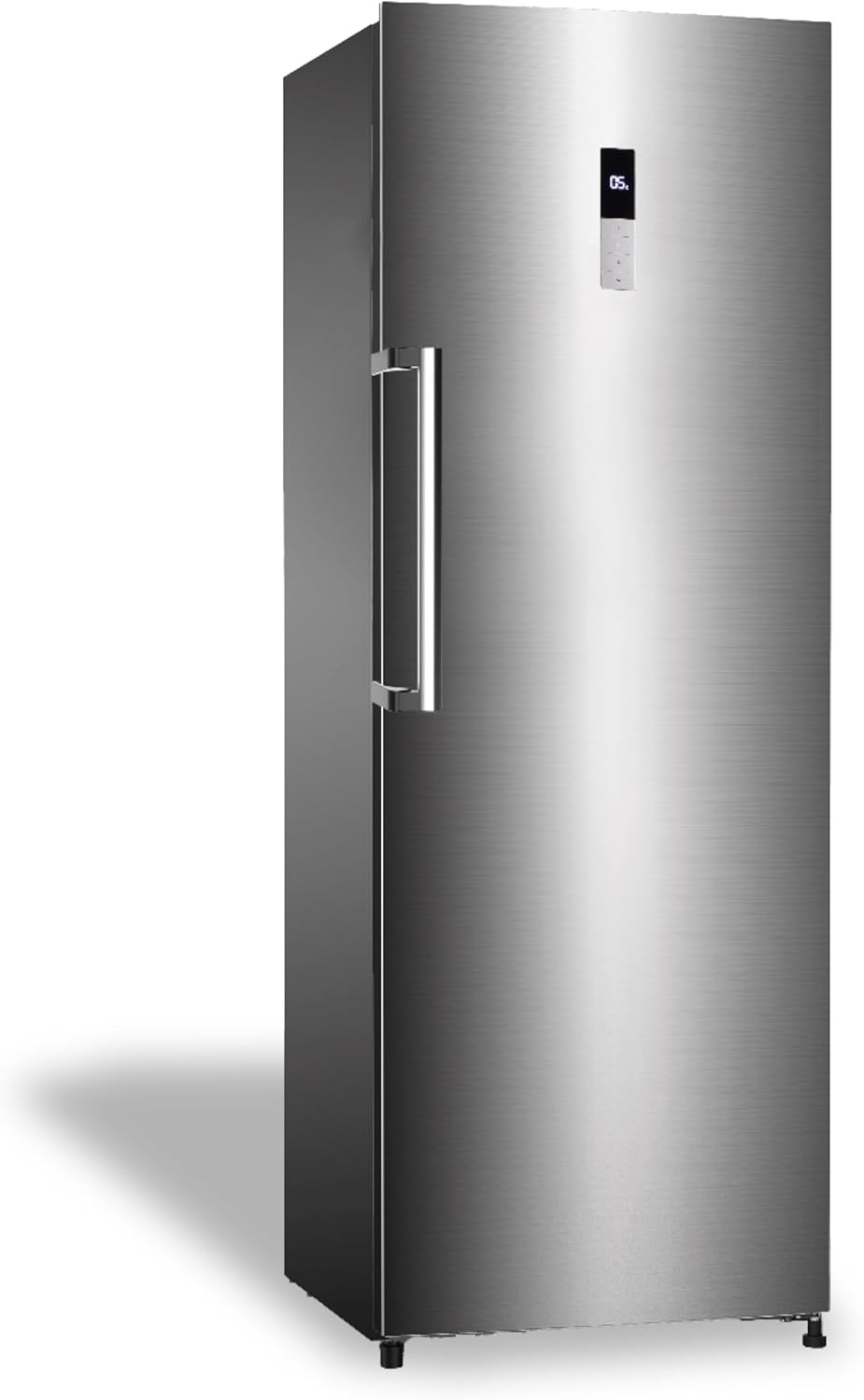 SCHOEPF KS373IX Vollraum-Kühlschrank 185 cm / EEK: E / Inox-Look / 373 Liter