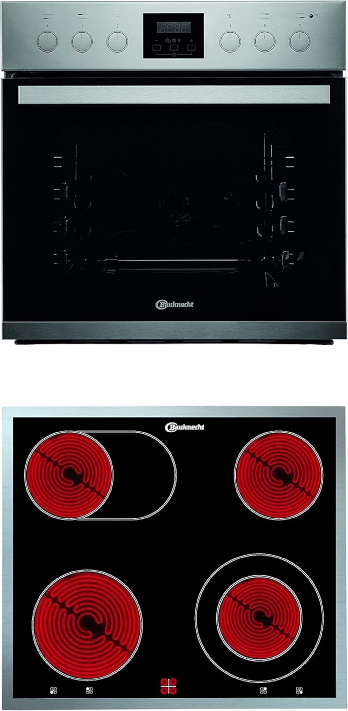 BAUKNECHT HEKO H300 Einbau-Herdset / EEK: A / Hydrolyse / 65 Liter - LED-TV-SHOP