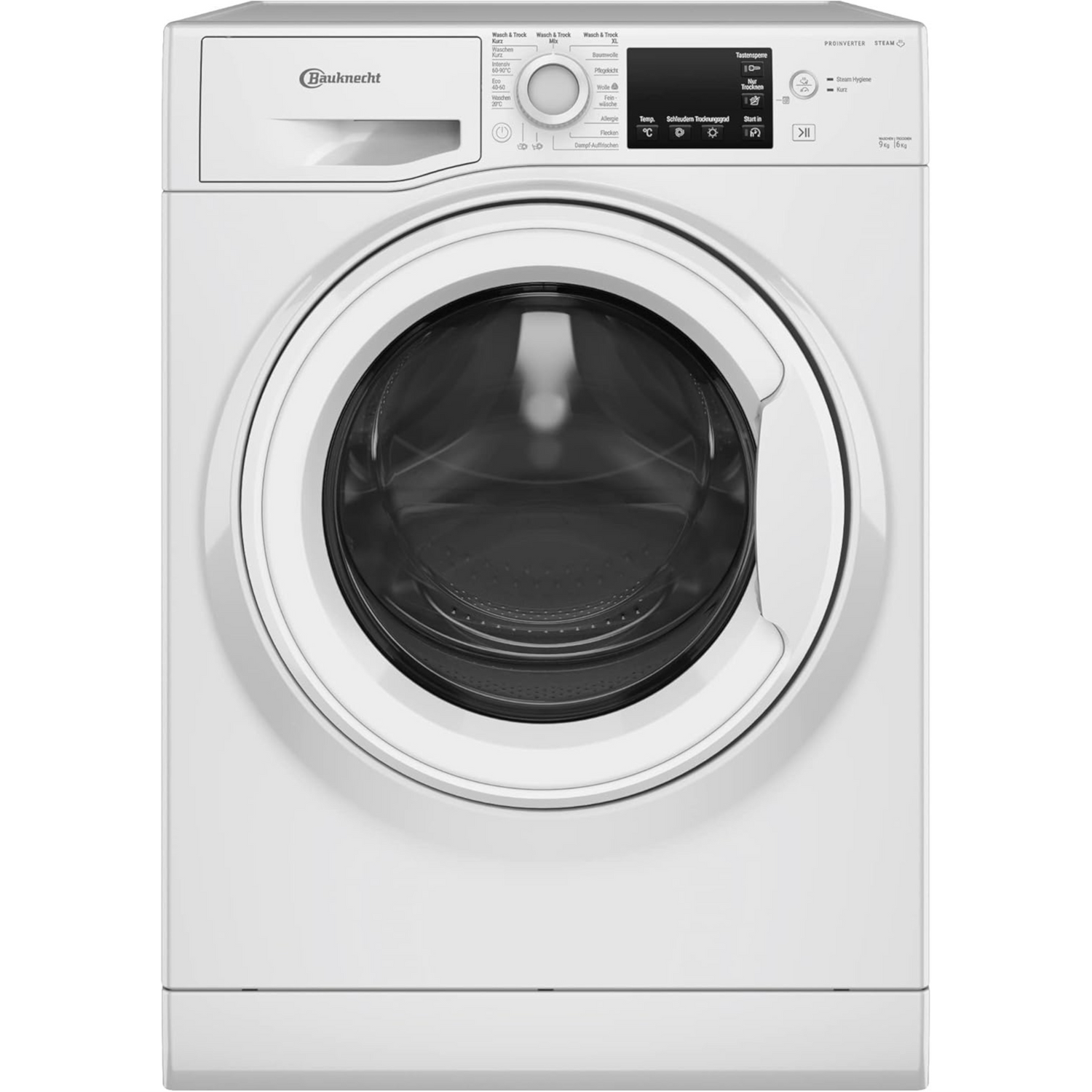 BAUKNECHT WATK Pure 96 43 N Waschtrockner / 9 kg Waschen / 6 kg Trocknen - LED-TV-SHOP