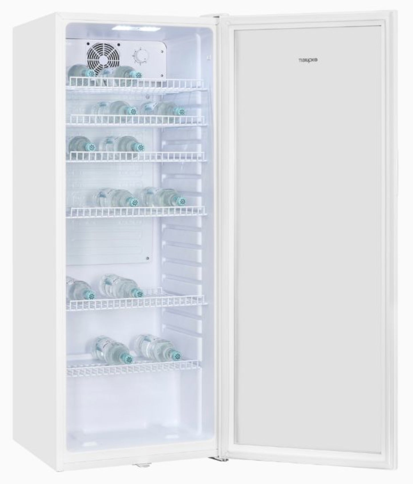 EXQUISIT GKS240-GT-160C Glastür-Kühlschrank / Getränkekühlschrank / EEK:C / Weiß