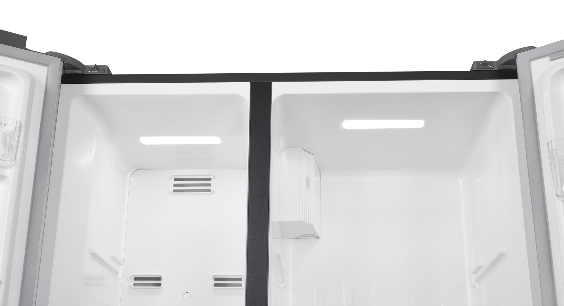 PKM SBS450NFDWDEMG Side by Side Kühlschrank / EEK: E / 439 Liter / Matt Grau - LED-TV-SHOP