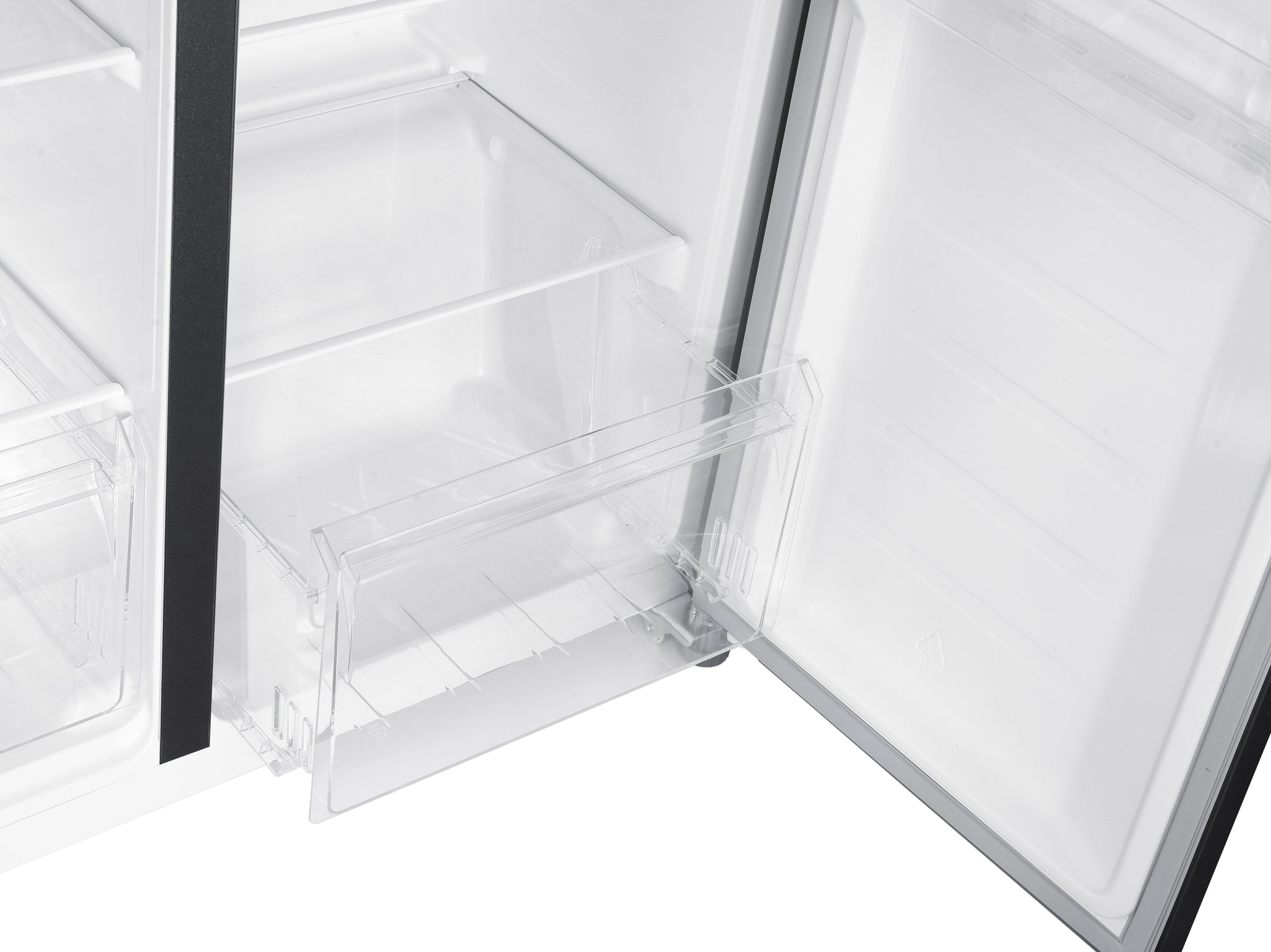 PKM SBS450NFDWDEMG Side by Side Kühlschrank / EEK: E / 439 Liter / Matt Grau - LED-TV-SHOP