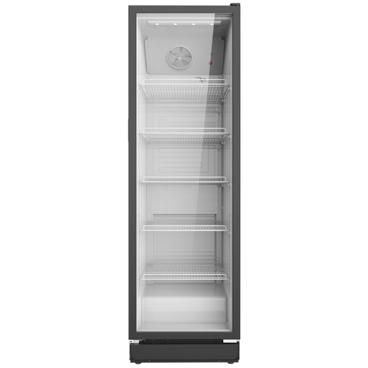 SCHOEPF GKS350SB Getränkekühlschrank / schwarz / 347 Liter / Für den gewerblichen Gebrauch geeignet - LED-TV-SHOP