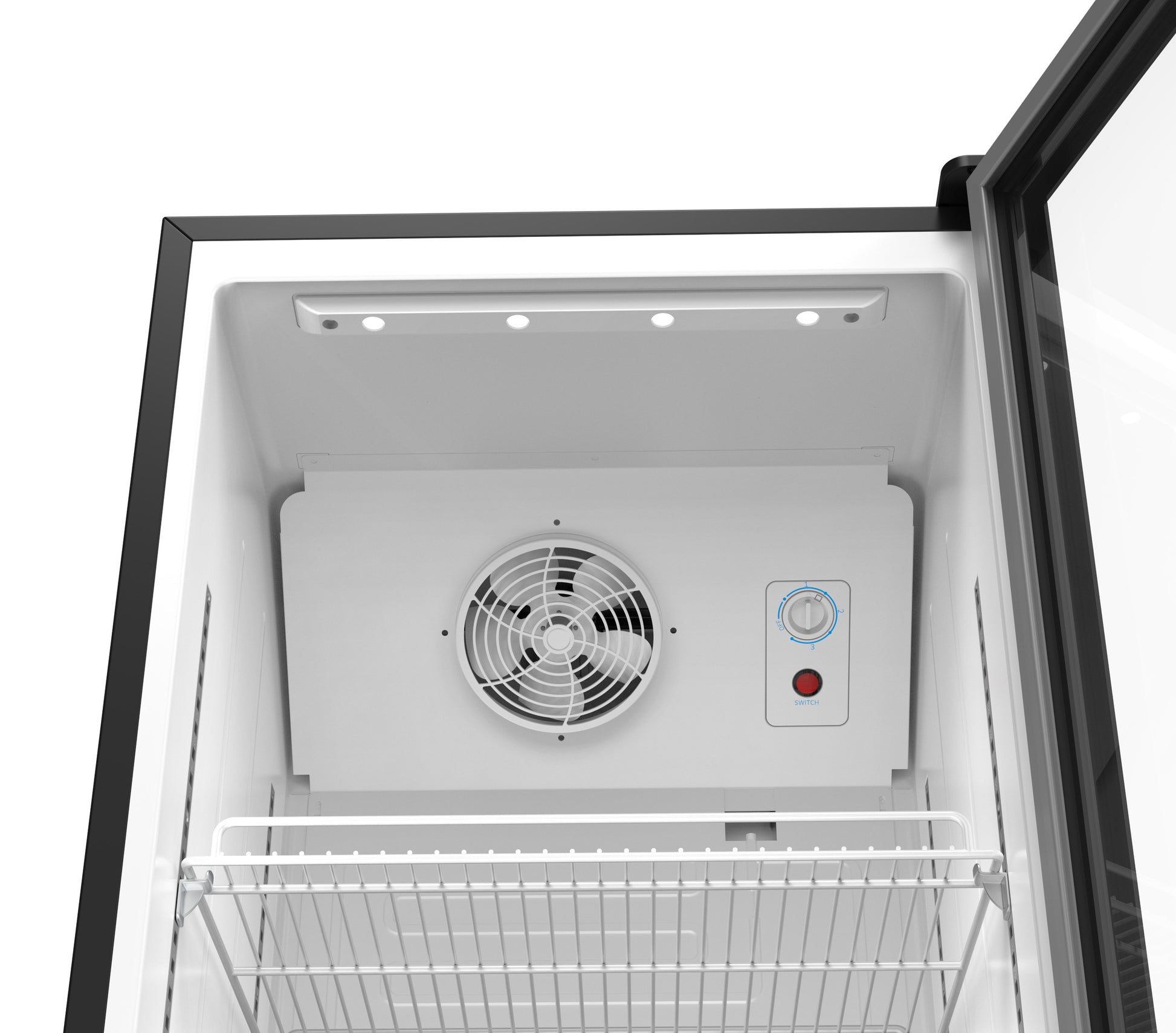 SCHOEPF GKS350SB Getränkekühlschrank / schwarz / 347 Liter / Für den gewerblichen Gebrauch geeignet - LED-TV-SHOP