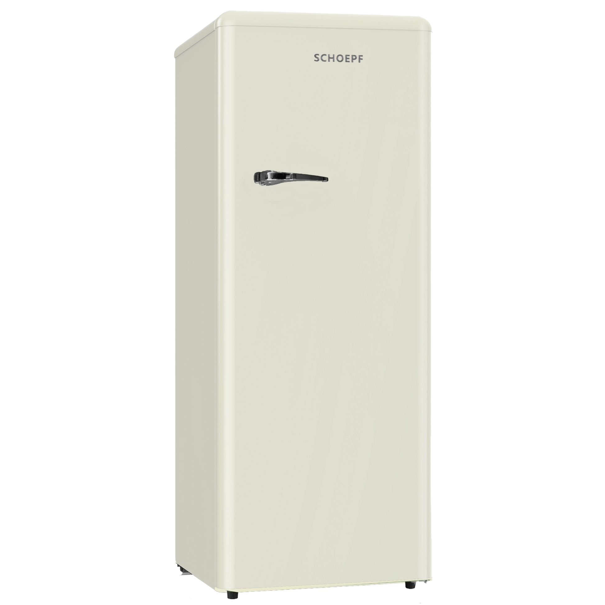 SCHOEPF RKS245CR Vollraum-Kühlschrank Retro / EEK: E / Creme / 238 Liter - LED-TV-SHOP