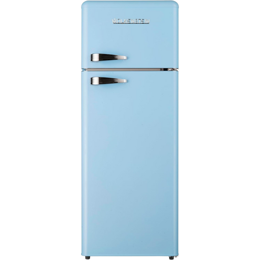 WOLKENSTEIN Kühl- Gefrierkombination Retro GK212.4RT LB Blau / EEK: E / 211 L - LED-TV-SHOP