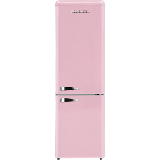 WOLKENSTEIN KG250.4RT SP Kühl- Gefrierkombination Retro / EEK: E / Pink / 249 Liter