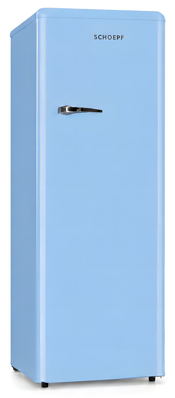 SCHOEPF Vollraum-Kühlschrank Retro RKS245LB / EEK: E / Blau / 238L